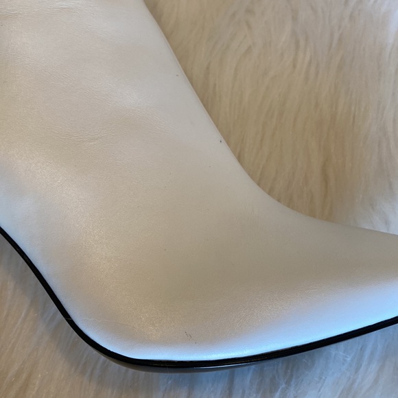 Rag & Bone Wes Boot in White Metallic Heel Size 38 - Picture 9 of 10